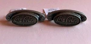 Drink Coca Cola Coke 2 Cent Metal Cup Handle Drawer Pull Nostalgic Vintage Style - Picture 1 of 3
