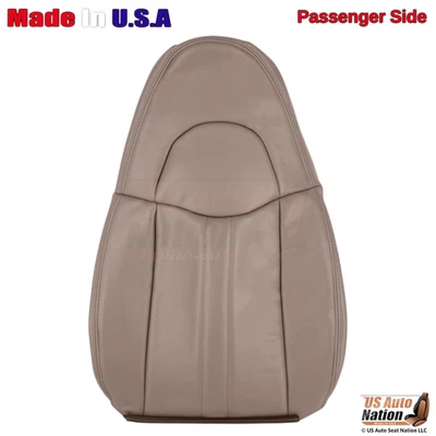 1996-2002 Fits GMC Savana Leatherette Front Passenger Top Seat Cover Neutral - Image 1 of 4
