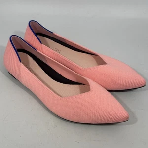 Rothy’s The Point in Pink Womens Sz 8 Pointed Toe Flats Shoes - Picture 1 of 6