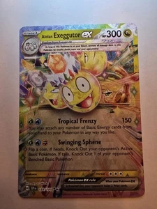 Pokémon TCG Alolan Exeggutor EX 133/191SV08: Surging Sparks Holo Double Rare - Picture 1 of 2