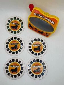 Lakeshore Science Viewer 5 discos de animales amarillo claro funciona enfoque ajustable - Imagen 1 de 10