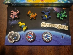 Limited Edition Grateful Dead 9 Pack Crocs Jibbitz - Picture 1 of 3