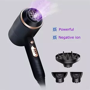 DE Föhn Fön 1300W Ionen Haartrockner Schnelltrocknen Hair Dryer Profi - Bild 1 von 14
