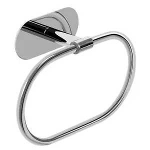 Self Adhesive Towel Ring For Bathroom Stainless Steel Adhesive Hand Towel Holder - Picture 1 of 7