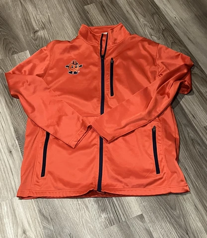 Syracuse Orangemen Rivalry Threads Zip Up Jacket Medium Orange/Blue Cover