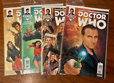 Lot of 4 Doctor WHO Titan Comics Books: 9th DR, #1 Cover A & B; 10th DR, #7 & #8