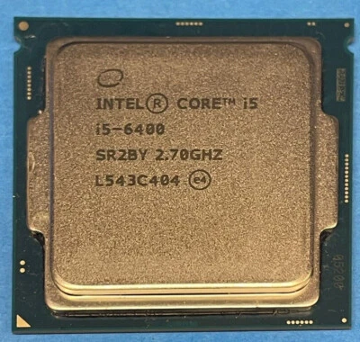 INTEL 6th-GEN CORE i5-6400 CPU 2.70GHz FC-LGA 1151 QUAD CORE SR2L7 - Image 1 of 4