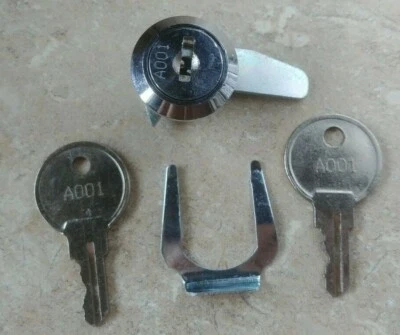 CRS A001 Cash Drawer Lock & 2 Keys, Fits Star CD3-1313 MCD4-1413, EchoPOS by M-S