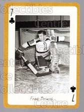 2005 Boston Bruins Legends Playing Card #33 Frank Brimsek