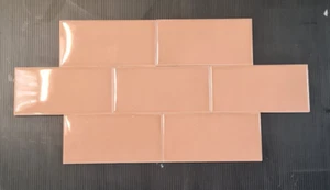 Beige Metro Gloss Ceramic Brick Tile - 150x75mm - 44 in Box (0.495m2) - Picture 1 of 4
