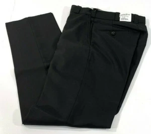 FLYING CROSS 47280 MENS POLYESTER WOOL PANTS WITH FLEX WAISTBAND BLACK 54 NOHEM - Picture 1 of 2