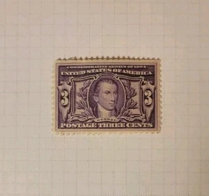 Estampilla MH de compra de James Monroe, Louisiana de Estados Unidos #325, 1904 - Imagen 1 de 3