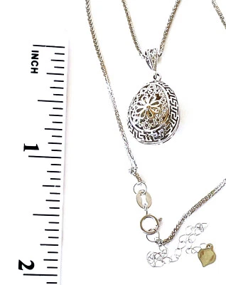 Collar colgante huevo fabergé diamante 2 quilates joyería fabergé Foto 1 de 4