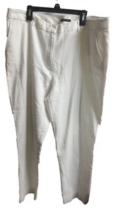 Jones New York Women's Stretch Signature Cropped White Pants size 14 #C8V - Picture 1 of 4