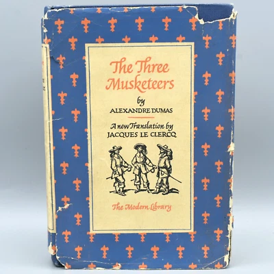 Three Musketeers Alexandre Dumas Modern Library 1950 Hardcover Dust Jacket Foto 1 de 4