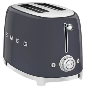 Smeg 50's Style Toaster 2 Slice Slate Grey Genuine ITALY Designed Brand New - Picture 1 of 3