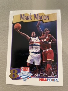 1991 NBA Hoops Mark Macon #553 Nuggets Temple Owls - Picture 1 of 2