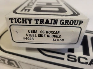 HO Tichy Undec USRA SS Steel Side Rebuild Box Car kit # 4028 w/ box 3 - Picture 1 of 3