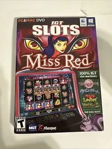 IGT Slots Miss Red PC & MAC DVD Video Game Windows 8 Compatible Casino Games - Picture 1 of 1
