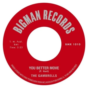 The Gambrells - You Better Move - Northern Soul CLASSIC - NEW 45 - HEAR