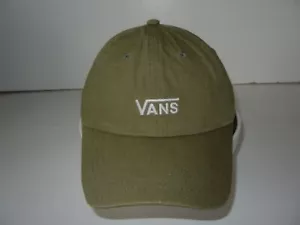 VANS Classic Brown/White BASEBALL HAT Surf Beach Skate-Board Summer Cap YOUTH SZ - Picture 1 of 8