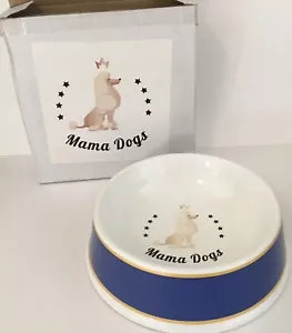Piatto cane ceramica mamma cani 8” barboncino antiscivolo nuovo scatola aperta - Foto 1 di 6