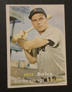 1957 Topps Pete Daley #388 Boston Red Sox GREAT CONDITION