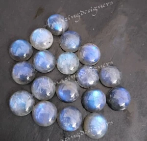 Labradorite Round Cabochon 3mm To 15mm Natural Calibrated Loose Gemstone - Picture 1 of 6