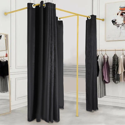 Privacy Changing Room 服装店角落适用于两个 F 形带衣架 — 第 1/4 张图片