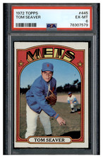 78307579 1972 Topps #445 Tom Seaver New York Mets PSA 6 EX-MT