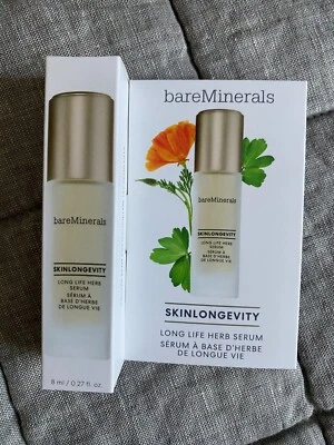 BareMinerals SkinLongevity Long Life Herb Serum 8ml New - Image 1 of 3
