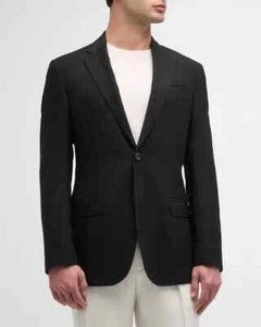 Cappotto sportivo uomo 40 R Boss Hanry slim fit blazer lana nero nuovo senza etichette - Foto 1 di 18