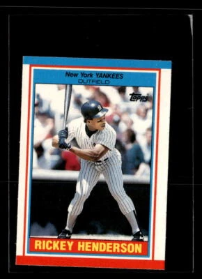 1989 Topps UK Minis #37 Rickey Henderson - Image 1 of 2