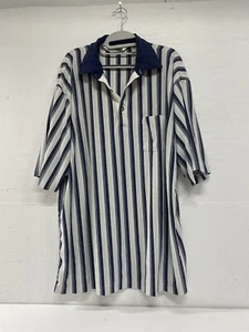 Classics by Palmland Men's Polo Shirt Pocket Short Sleeve Striped XX Large 2XL - Picture 1 of 7