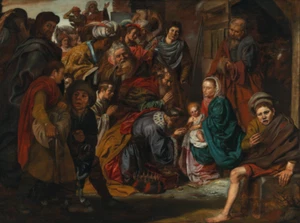 The Adoration of the Magi | Dirck van Hoogstraten | 1630 Renaissance Bible Print - Picture 1 of 9