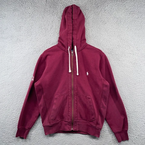 Ralph Lauren Polo Texas A&M Aggies Hoodie Adult Medium Red Sweatshirt Mens Cover
