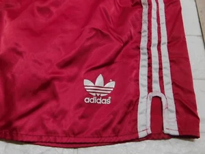 ADIDAS PANTALONCINI PANTS COSTUME SWIMSUIT NYLON SHORTS 113 VINTAGE 70'S D5 - Picture 1 of 4