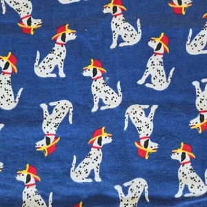 Tela de franela de perro bombero dálmata Marcus Brothers Faye Burgos vintage por comprar - Imagen 1 de 3
