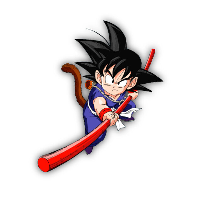 Dragonball Sticker - Goku Chibi 4 Canvas Print for Sale by PuppyPals3