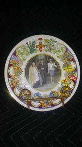1987 Visit of the Duke & Duchess of York to York Caverswall Plate - Picture 1 of 9