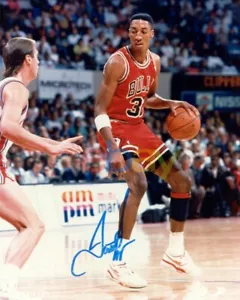 Scottie Pippen HOF Chicago Bulls Signed Autographed 8x10 Glossy Photo reprint - Picture 1 of 1