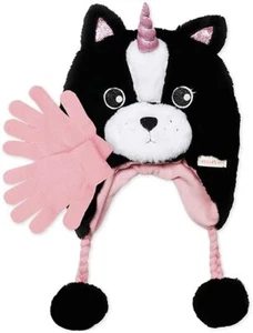 FAB Little Girls Faux-Fur Frenchie Trapper Hat - Picture 1 of 1