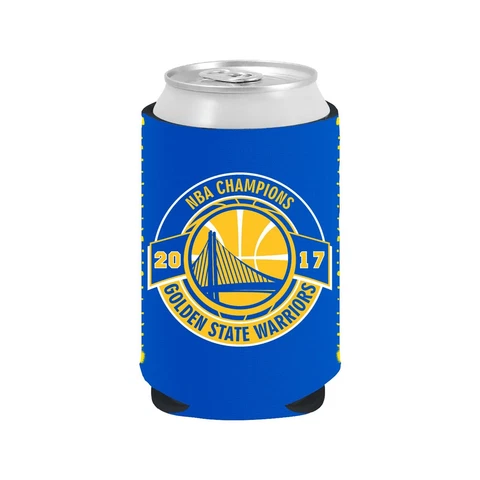 Golden State Warriors 2017 NBA Finals Champions Collapsible Can Cooler Cover