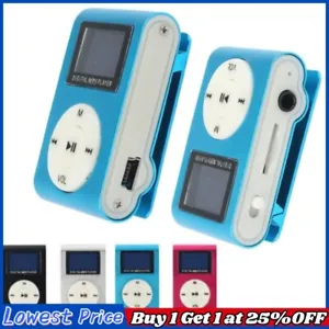 MP3 Mini Style Portable LCD Music Screen Media Player UK 32GB USB Clip Fast Hot - Picture 1 of 16