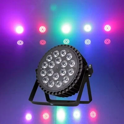 LED par light 24x18W RGBWA+UV light DMX512 control DJ disco stage bar  lights - Image 1 of 4