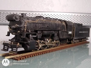RIVAROSSI HO-SCALE #102 INDIANA HARBOR BELT 0-8-0 STEAM LOCOMOTIVE AND TENDER - Picture 1 of 24