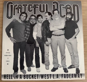 Grateful Dead 1987 PROMO Vinyl Hell In A Bucket & West L.A. Fadeway RARE - Picture 1 of 6