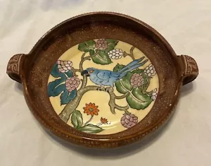 Hand Painted Nippon Porcelain Bowl Double Handled - Picture 1 of 10