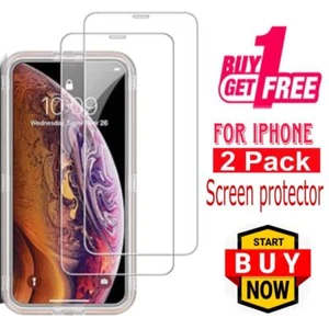Clear Gorilla Glass 2.5D Protection Screen for iPhone 6/7/8 11/12/13/14/15/16 - Picture 1 of 4