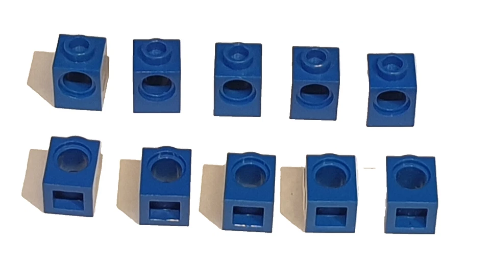 10 x LEGO Technic Stein 6541 Lochbalken 1x1  Blau - Bild 1 von 1